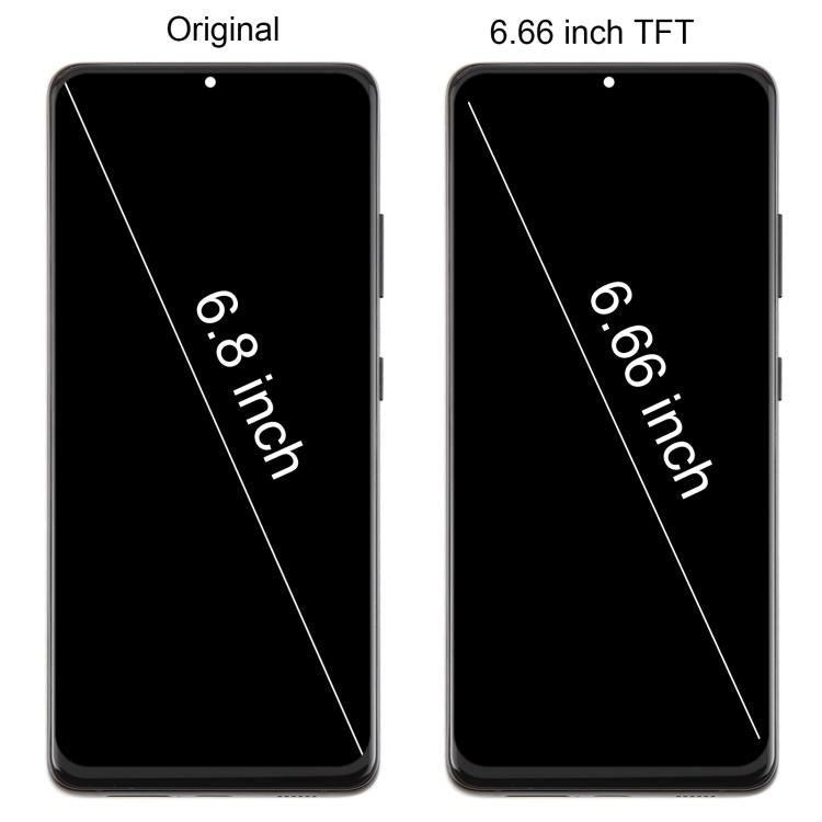 For Samsung Galaxy S21 Ultra SM-G998B 6.66 inch TFT LCD Screen Digitizer Full Assembly with Frame, Not Supporting Fingerprint Identification (Silver) - LCD Screen by buy2fix | Online Shopping UK | buy2fix