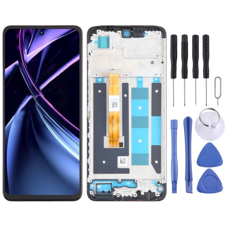 For Realme Narzo N55 OEM LCD Screen Digitizer Full Assembly with Frame - LCD Screen by buy2fix | Online Shopping UK | buy2fix