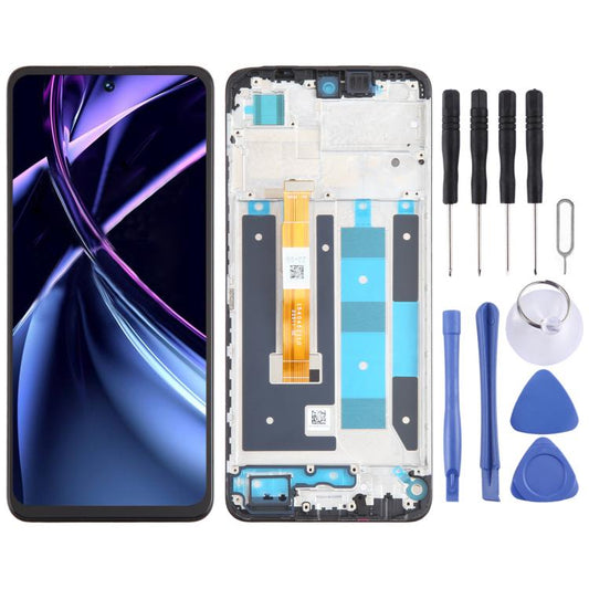 For Realme Narzo N55 OEM LCD Screen Digitizer Full Assembly with Frame - LCD Screen by buy2fix | Online Shopping UK | buy2fix