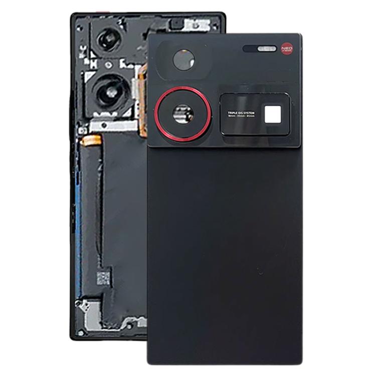 For ZTE Nubia Z60 Ultra 5G NX721J Original Back Cover with Camera Lens Cover(Black) - For ZTE by buy2fix | Online Shopping UK | buy2fix