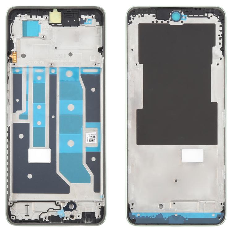 For Realme 12 Lite 4G Front Housing LCD Frame Bezel Plate (Green) - Frame Bezel Plate by buy2fix | Online Shopping UK | buy2fix