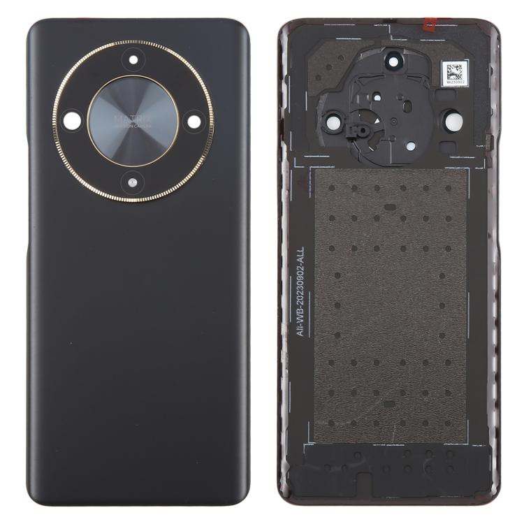 For Honor X9b Back Cover with Camera Lens Cover(Black) - Back Cover by buy2fix | Online Shopping UK | buy2fix