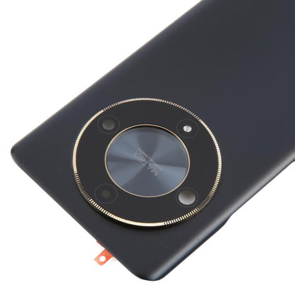 For Honor X9b Back Cover with Camera Lens Cover(Black) - Back Cover by buy2fix | Online Shopping UK | buy2fix