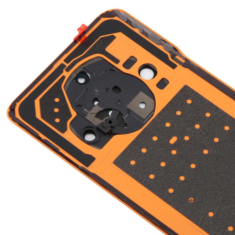 For Honor X9b Back Cover with Camera Lens Cover(Orange) - Back Cover by buy2fix | Online Shopping UK | buy2fix