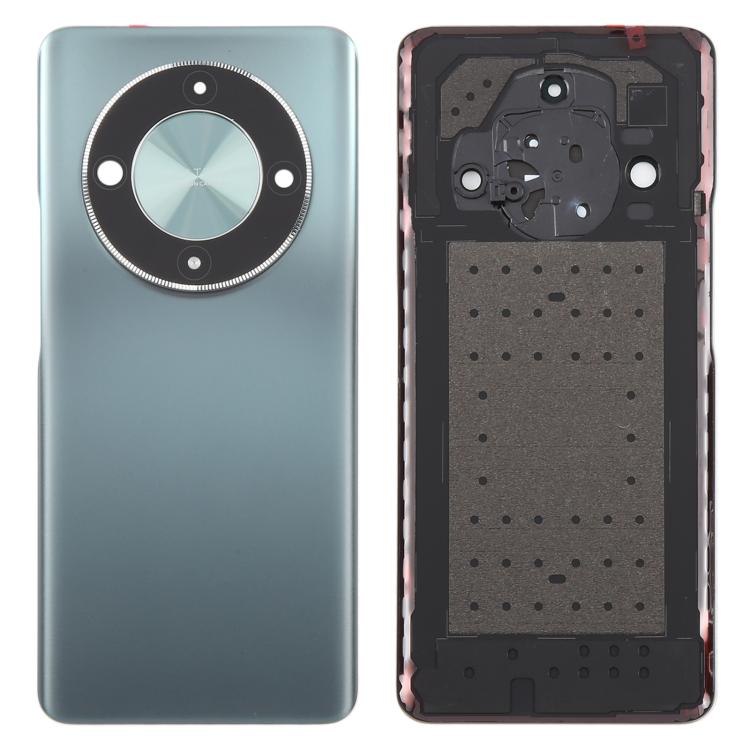 For Honor X9b Back Cover with Camera Lens Cover(Green) - Back Cover by buy2fix | Online Shopping UK | buy2fix