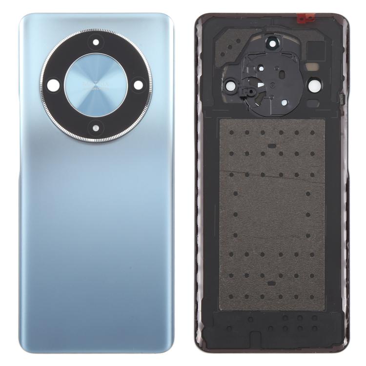 For Honor X9b Back Cover with Camera Lens Cover(Blue) - Back Cover by buy2fix | Online Shopping UK | buy2fix