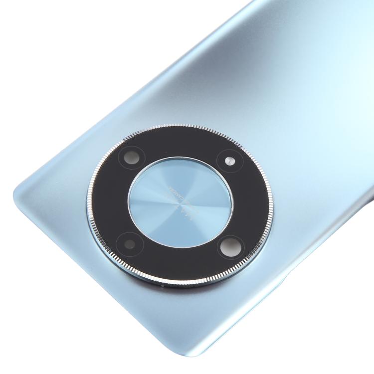 For Honor X9b Back Cover with Camera Lens Cover(Blue) - Back Cover by buy2fix | Online Shopping UK | buy2fix