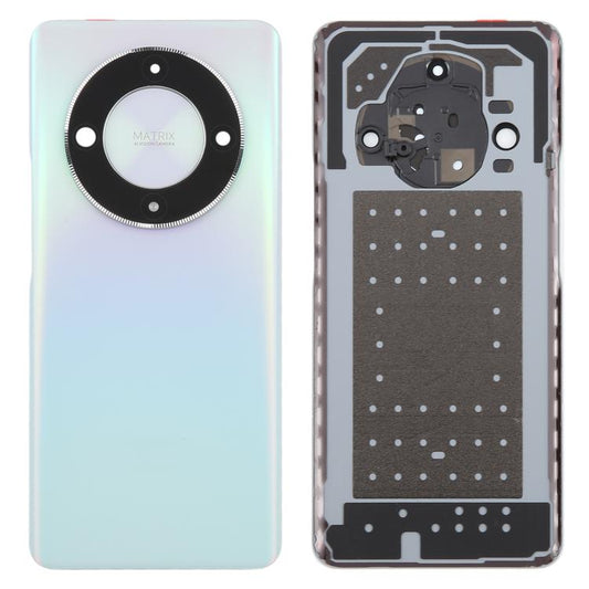 For Honor X9b Back Cover with Camera Lens Cover(Silver) - Back Cover by buy2fix | Online Shopping UK | buy2fix