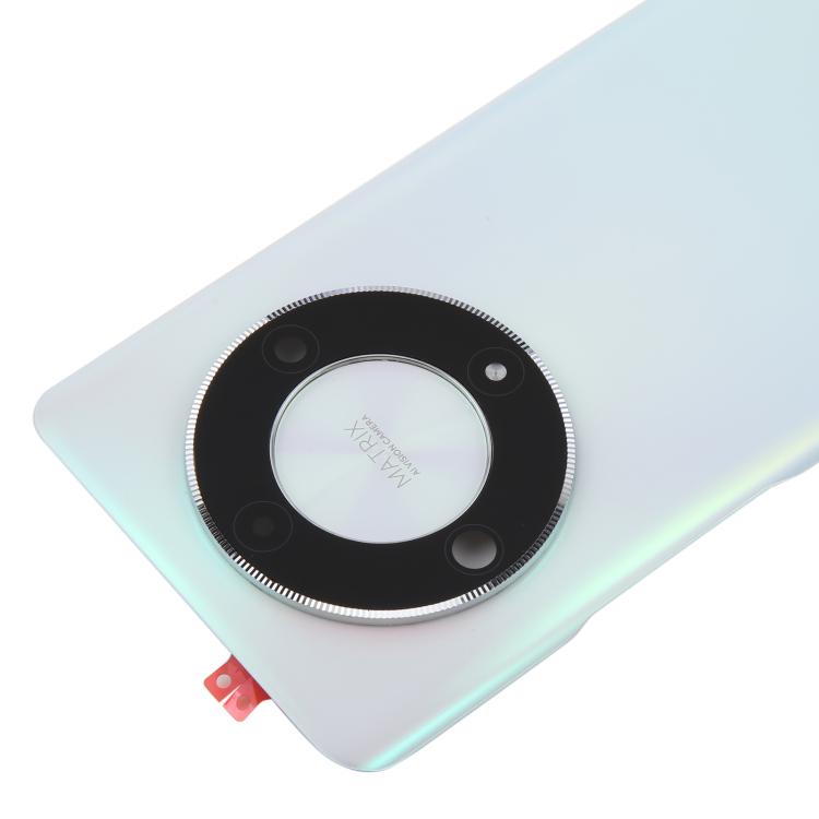 For Honor X9b Back Cover with Camera Lens Cover(Silver) - Back Cover by buy2fix | Online Shopping UK | buy2fix