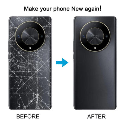 For Honor X9b Back Cover with Camera Lens Cover(Green) - Back Cover by buy2fix | Online Shopping UK | buy2fix