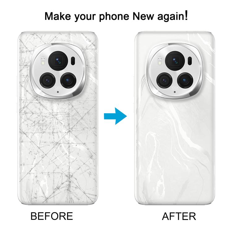 For Honor Magic6 Back Cover with Camera Lens Cover(Black) - Back Cover by buy2fix | Online Shopping UK | buy2fix