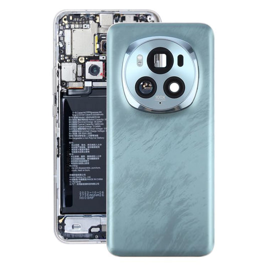 For Honor Magic6 Pro Back Cover with Camera Lens Cover(Green) - Back Cover by buy2fix | Online Shopping UK | buy2fix