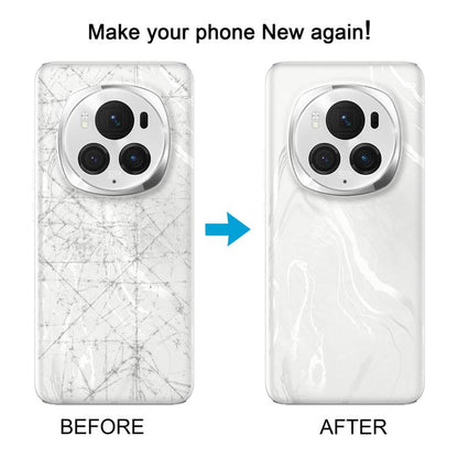 For Honor Magic6 Pro Back Cover with Camera Lens Cover(White) - Back Cover by buy2fix | Online Shopping UK | buy2fix