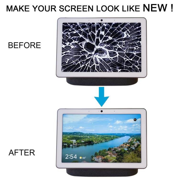 For Google Nest HUB Max Original LCD Screen with Digitizer Full Assembly (White) - LCD Screen by buy2fix | Online Shopping UK | buy2fix