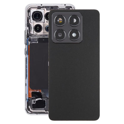 For Xiaomi 14T OEM Back Cover with Camera Lens Cover(Black) - Back Cover by buy2fix | Online Shopping UK | buy2fix