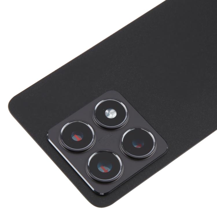 For Xiaomi 14T OEM Back Cover with Camera Lens Cover(Black) - Back Cover by buy2fix | Online Shopping UK | buy2fix