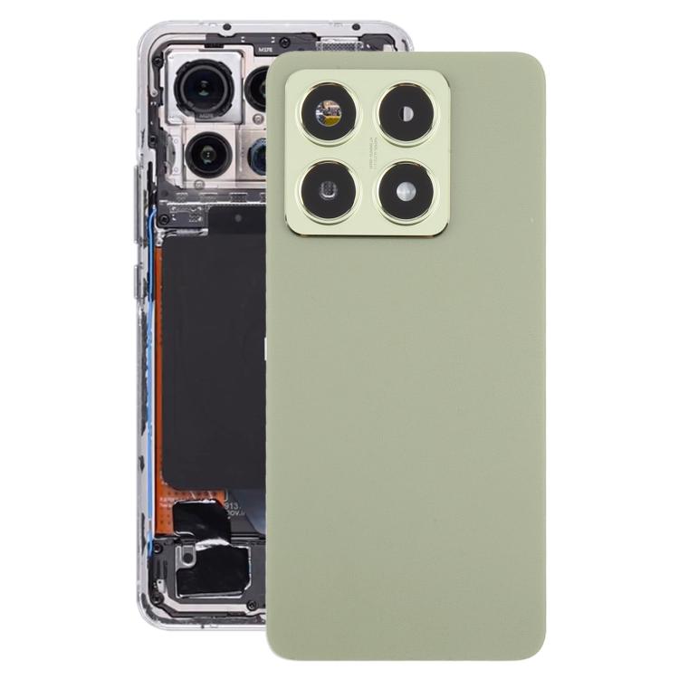 For Xiaomi 14T OEM Back Cover with Camera Lens Cover(Green) - Back Cover by buy2fix | Online Shopping UK | buy2fix