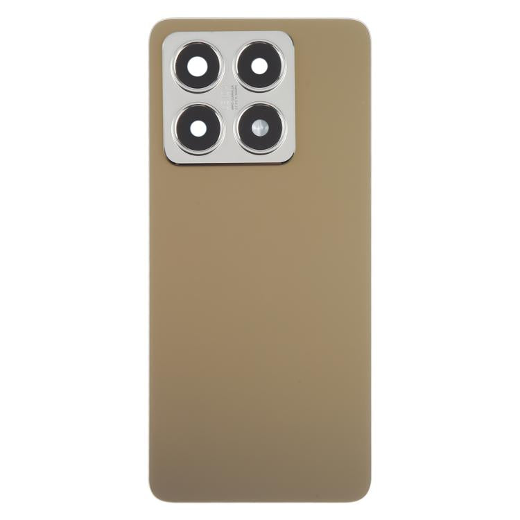 For Xiaomi 14T OEM Back Cover with Camera Lens Cover(Gold) - Back Cover by buy2fix | Online Shopping UK | buy2fix