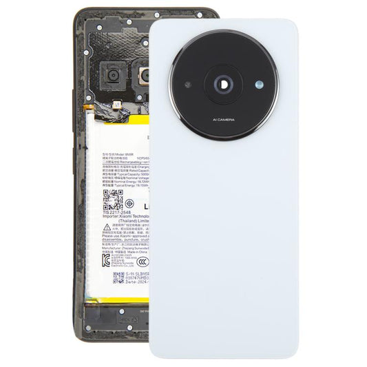 For Xiaomi Redmi A3 4G OEM Back Cover with Camera Lens Cover(White) - Back Cover by buy2fix | Online Shopping UK | buy2fix