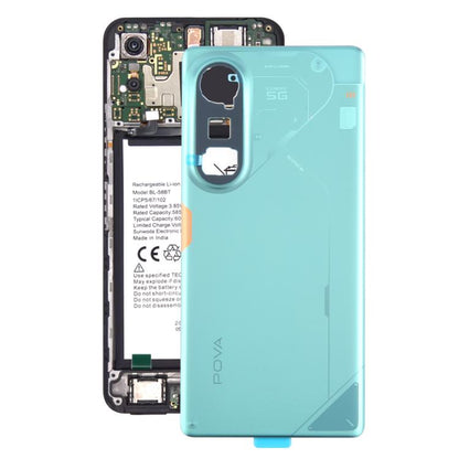 For Tecno Pova Curve 5G LJ8k Original Back Cover(Green) - Back Cover by buy2fix | Online Shopping UK | buy2fix
