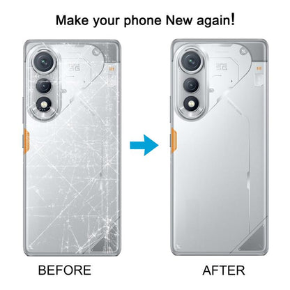 For Tecno Pova Curve 5G LJ8k Original Back Cover(Silver) - Back Cover by buy2fix | Online Shopping UK | buy2fix