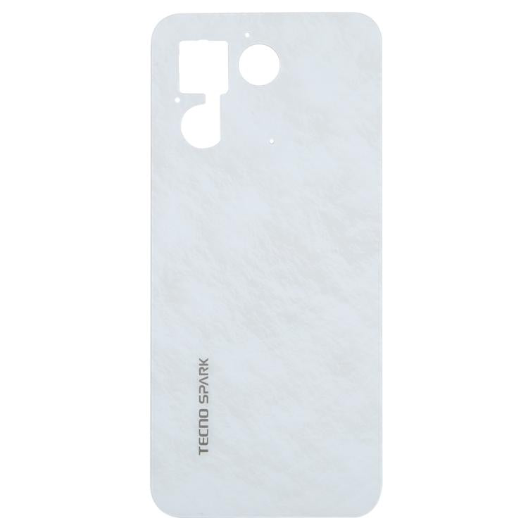 For Tecno Spark 30 5G KL8 Original Back Cover(White) - Back Cover by buy2fix | Online Shopping UK | buy2fix