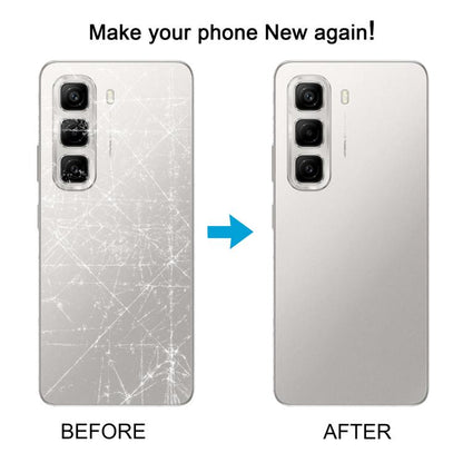 For Infinix Hot 50 Pro 4G X6881 Original Back Cover(Black) - Back Cover by buy2fix | Online Shopping UK | buy2fix