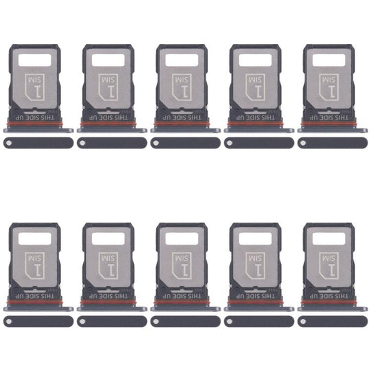 For Motorola Moto S30 Pro 10pcs Original SIM Card Tray + SIM Card Tray (Black)