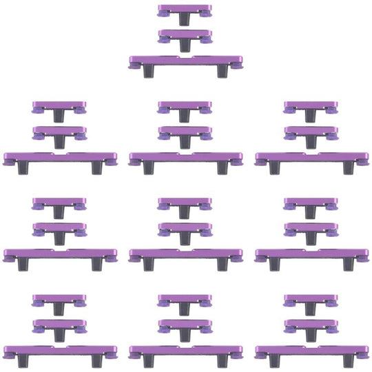 For Motorola Edge 60 Pro 10pairs Power Button and Volume Control Button (Purple)