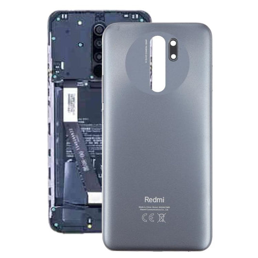 For Xiaomi Redmi 9 Prime OEM Plastic Back Cover(Gray) - Back Cover by buy2fix | Online Shopping UK | buy2fix