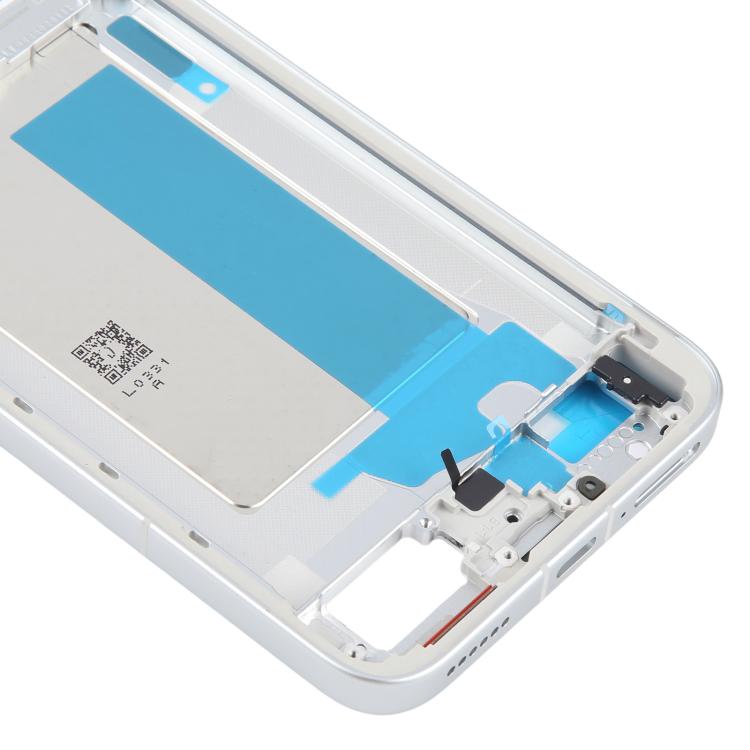 For Xiaomi Redmi Turbo 4 Pro Original Front Housing LCD Frame Bezel Plate (Silver) - Frame Bezel Plate by buy2fix | Online Shopping UK | buy2fix