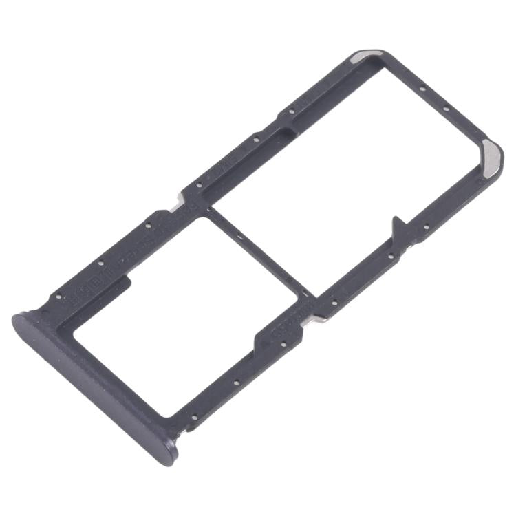 For OPPO A3x 4G CPH2641 10pcs Original SIM Card Tray + SIM Card Tray + Micro SD Card Tray (Black) - Card Tray by buy2fix | Online Shopping UK | buy2fix