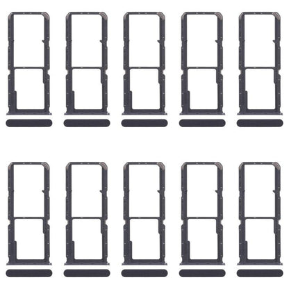 For OPPO A60 4G CPH2631 10pcs Original SIM Card Tray + SIM Card Tray + Micro SD Card Tray (Black) - Card Tray by buy2fix | Online Shopping UK | buy2fix