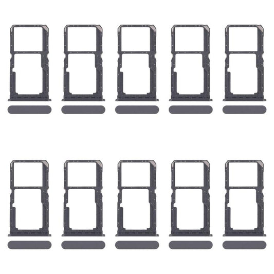 For OPPO A80 5G CPH2639 10pcs Original SIM Card Tray + SIM Card Tray / Micro SD Card Tray (Black) - Card Tray by buy2fix | Online Shopping UK | buy2fix