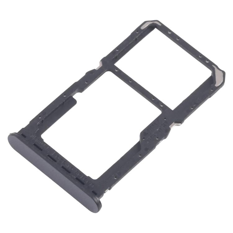 For OPPO A80 5G CPH2639 10pcs Original SIM Card Tray + SIM Card Tray / Micro SD Card Tray (Black) - Card Tray by buy2fix | Online Shopping UK | buy2fix