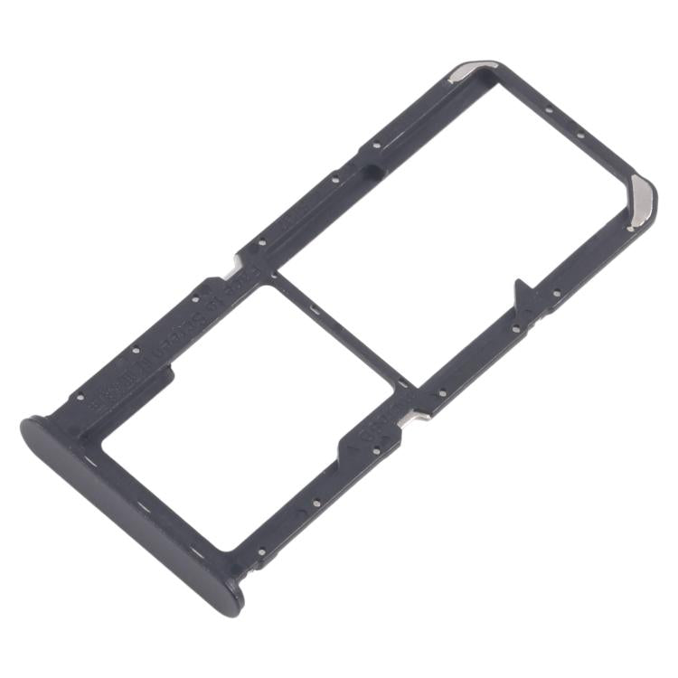 For OPPO Reno7 4G CPH2363 10pcs Original SIM Card Tray + SIM Card Tray + Micro SD Card Tray (Black) - Card Tray by buy2fix | Online Shopping UK | buy2fix