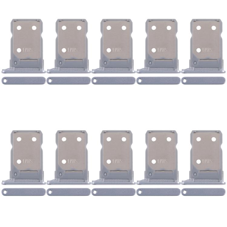 For OPPO Reno8 5G CPH2359 10pcs Original SIM Card Tray + SIM Card Tray (Blue) - Card Tray by buy2fix | Online Shopping UK | buy2fix