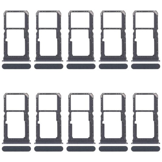 For OPPO F25 Pro 10pcs Original SIM Card Tray + SIM Card Tray / Micro SD Card Tray (Black) - Card Tray by buy2fix | Online Shopping UK | buy2fix