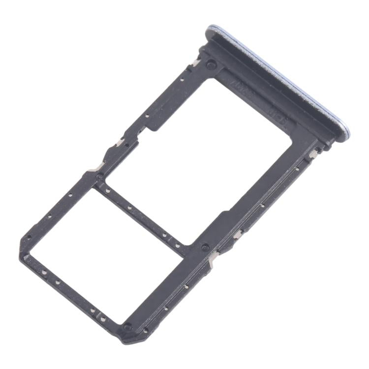 For OPPO Reno11 F CPH2603 10pcs Original SIM Card Tray + SIM Card Tray / Micro SD Card Tray (Blue) - Card Tray by buy2fix | Online Shopping UK | buy2fix