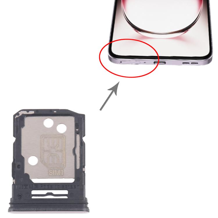 For OPPO Reno12 5G CPH2625 10pcs Original SIM Card Tray + SIM Card Tray / Micro SD Card Tray (Pink) - Card Tray by buy2fix | Online Shopping UK | buy2fix