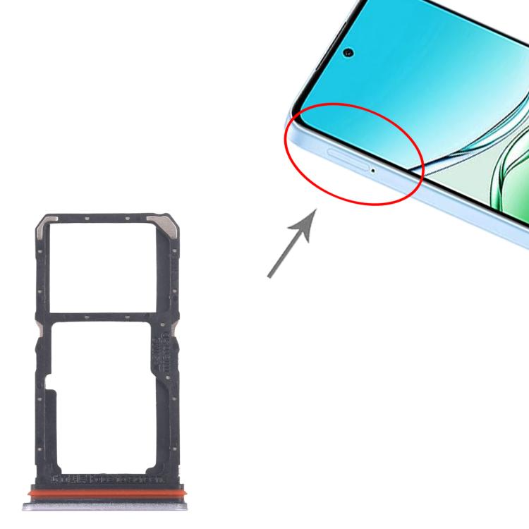 For OPPO A5 Energy 10pcs Original SIM Card Tray + SIM Card Tray / Micro SD Card Tray (Pink) - Card Tray by buy2fix | Online Shopping UK | buy2fix