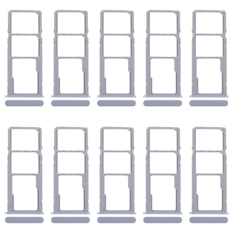 For Realme C51 RMX3830 10pcs Original SIM Card Tray + SIM Card Tray + Micro SD Card Tray (Pink) - Card Tray by buy2fix | Online Shopping UK | buy2fix