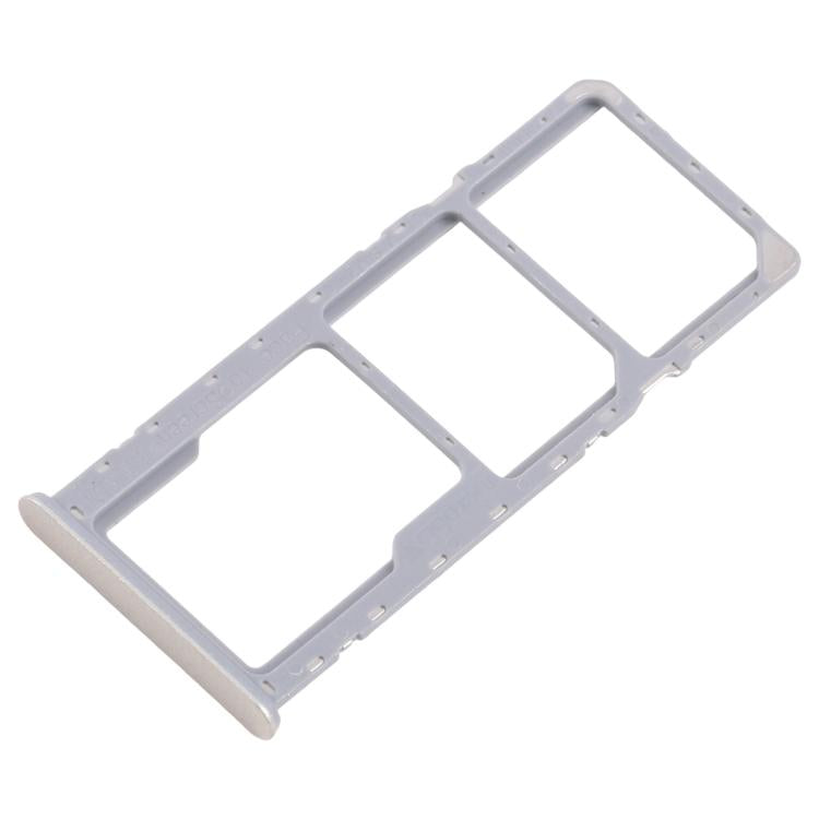 For Realme C51 RMX3830 10pcs Original SIM Card Tray + SIM Card Tray + Micro SD Card Tray (Gold) - Card Tray by buy2fix | Online Shopping UK | buy2fix