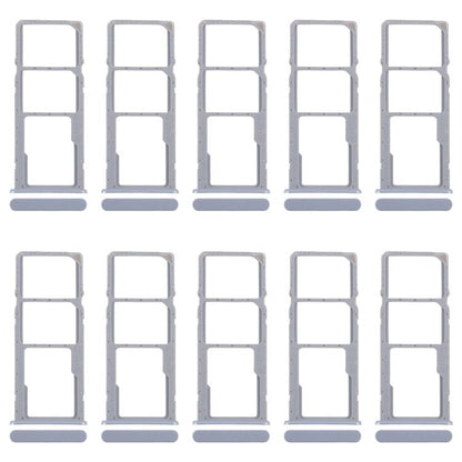 For Realme C53 India RMX3762 10pcs Original SIM Card Tray + SIM Card Tray + Micro SD Card Tray (Pink) - Card Tray by buy2fix | Online Shopping UK | buy2fix