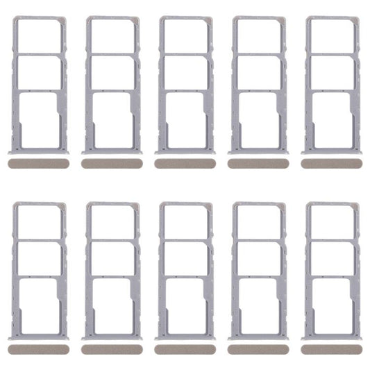 For Realme C53 India RMX3762 10pcs Original SIM Card Tray + SIM Card Tray + Micro SD Card Tray (Gold) - Card Tray by buy2fix | Online Shopping UK | buy2fix