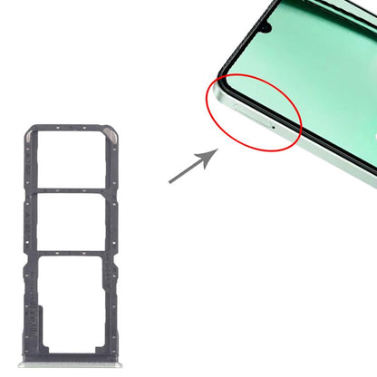 For Realme Note 60x 4G RMX3938 10pcs Original SIM Card Tray + SIM Card Tray + Micro SD Card Tray (Green) - Card Tray by buy2fix | Online Shopping UK | buy2fix