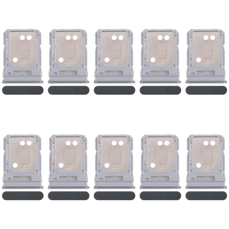 For Realme 12+ 5G RMX3867 10pcs Original SIM Card Tray + SIM Card Tray / Micro SD Card Tray (Dark Green) - Card Tray by buy2fix | Online Shopping UK | buy2fix