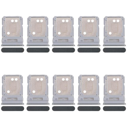 For Realme 12+ 5G RMX3867 10pcs Original SIM Card Tray + SIM Card Tray / Micro SD Card Tray (Dark Green) - Card Tray by buy2fix | Online Shopping UK | buy2fix
