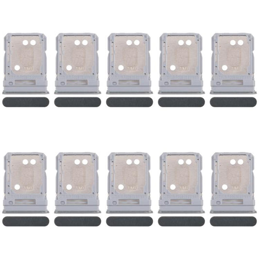 For Realme 12+ 5G RMX3867 10pcs Original SIM Card Tray + SIM Card Tray / Micro SD Card Tray (Dark Green) - Card Tray by buy2fix | Online Shopping UK | buy2fix