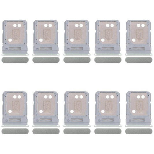 For Realme 12+ 5G RMX3867 10pcs Original SIM Card Tray + SIM Card Tray / Micro SD Card Tray (Light Green) - Card Tray by buy2fix | Online Shopping UK | buy2fix